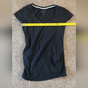 BumpStart Motherhood Maternity Small Black Shirt